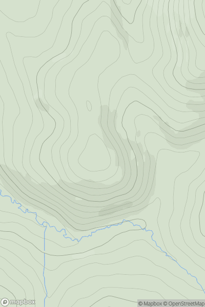Thumbnail image for Hog Hill [Firth of Forth to the River Tweed] [NT255469] showing contour plot for surrounding peak